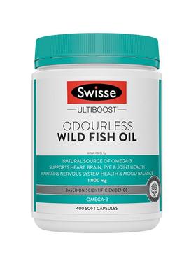 【自营】Swisse斯维诗高浓度深海鱼油omega3女生鱼油胶囊补脑成人