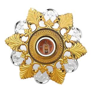 欧式复古E27螺口灯座螺纹民宿风灯座led节能灯罗口灯头吸顶灯盘