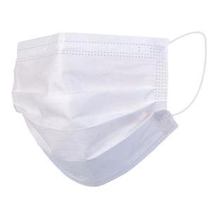 无金属无铁无磁口罩一次性双层过安检不起毛无尘净化口罩两层薄款