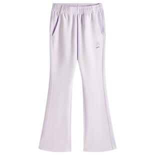 安踏童装女童裤子阔腿裤微喇长裤夏季款2026夏季儿童喇叭裤运动裤