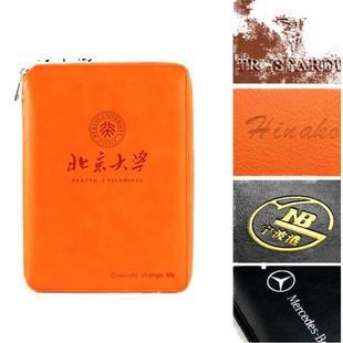 商务活页A5笔记本文具商务拉链活页记事本简约复古办公工作记事本多功能创意手账本可定制logo会议记录日记本