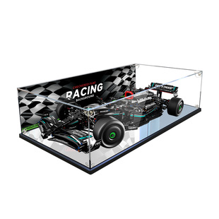 适用42171机械组梅赛德斯AMG F1赛车模型亚克力展示盒收纳防尘罩