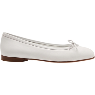 【新年礼物】MANOLO BLAHNIK玛诺洛/MB女鞋VERALLI平底小白鞋