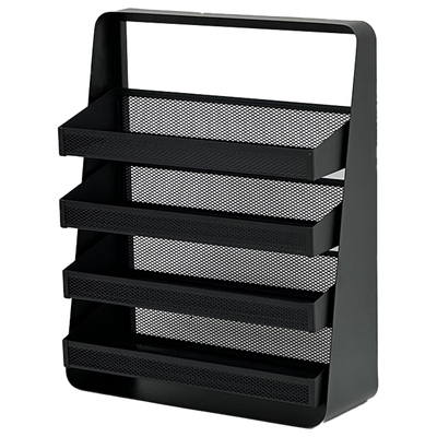 化妆品铁艺置物架桌面护肤品口红香水小样分层收纳架梳妆台收纳盒