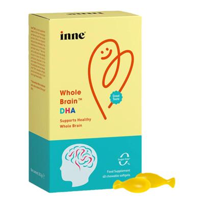 现货inne全脑DHA宝宝海藻油胶囊
