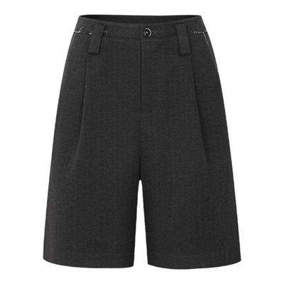 GCRUES毛呢五分裤女秋冬外穿