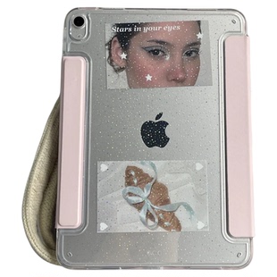 CanvasCase【磁吸搭扣笔袋款】2025ipad11保护套适用air7平板壳可爱粉色11寸苹果壳ipad10代保护套air6/5硬壳
