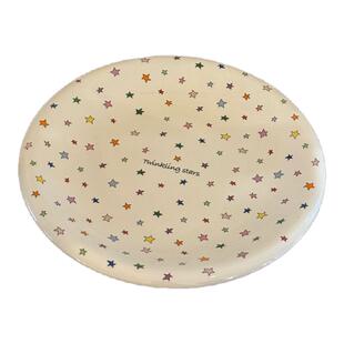 彩色星星|ins高颜值陶瓷盘甜品盘早餐碗咖啡杯家用餐具套装耐高温