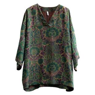 知笔墨夏款定染“采桑曲” 香云纱衬衫 真丝桑蚕丝花色上衣女