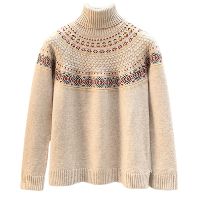 2025新款高领毛衣女套头