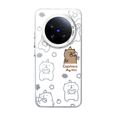 适用vivo手机壳卡皮巴拉娃哈哈ad