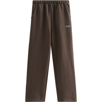 芬腾睡裤男秋冬季纯棉空气棉夹层