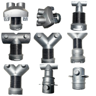 驻车加热器柴暖配件大全出风口管改装床燃油暖风机管三通直通变径