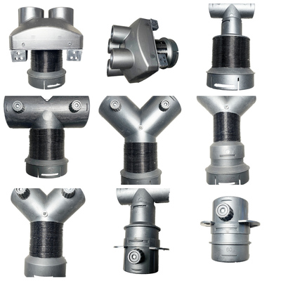 柴暖变径三通改装配出风口导风管