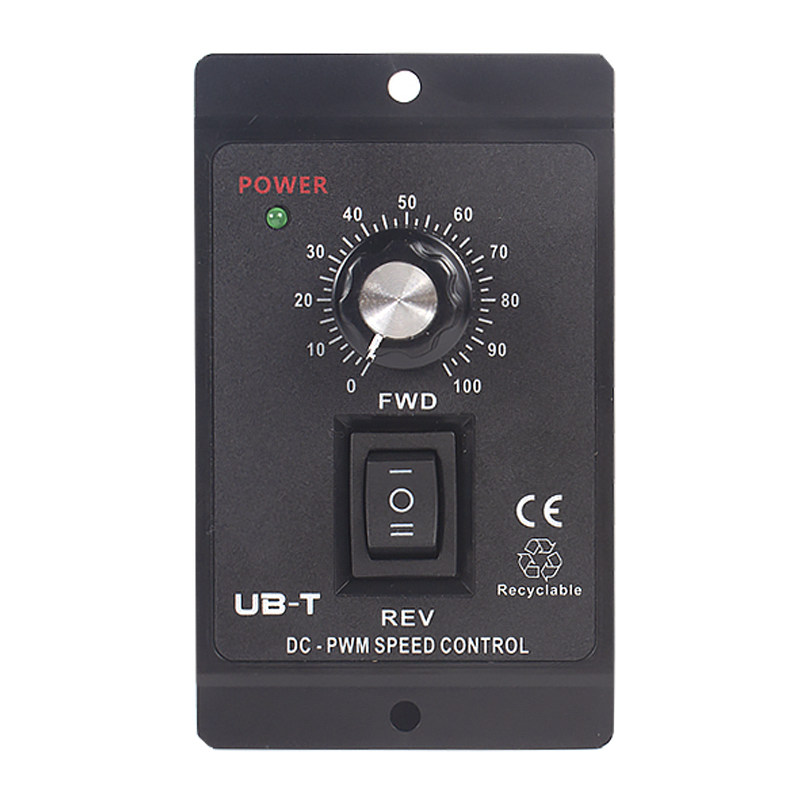 DC36V12V24v直流电机调速器pwm马达控制器有刷775正反转调速开关