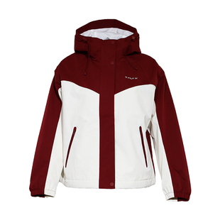 361度女装2026年春防风保暖绒里风衣透气运动服专柜同款外套4609N