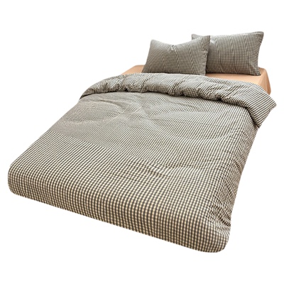 唐朝一只鱼双层纱罗格先生床单