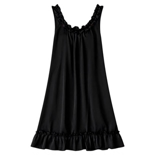 【不期而遇】睡裙女显瘦可外穿睡衣家居服带胸垫吊带新款高级感夏