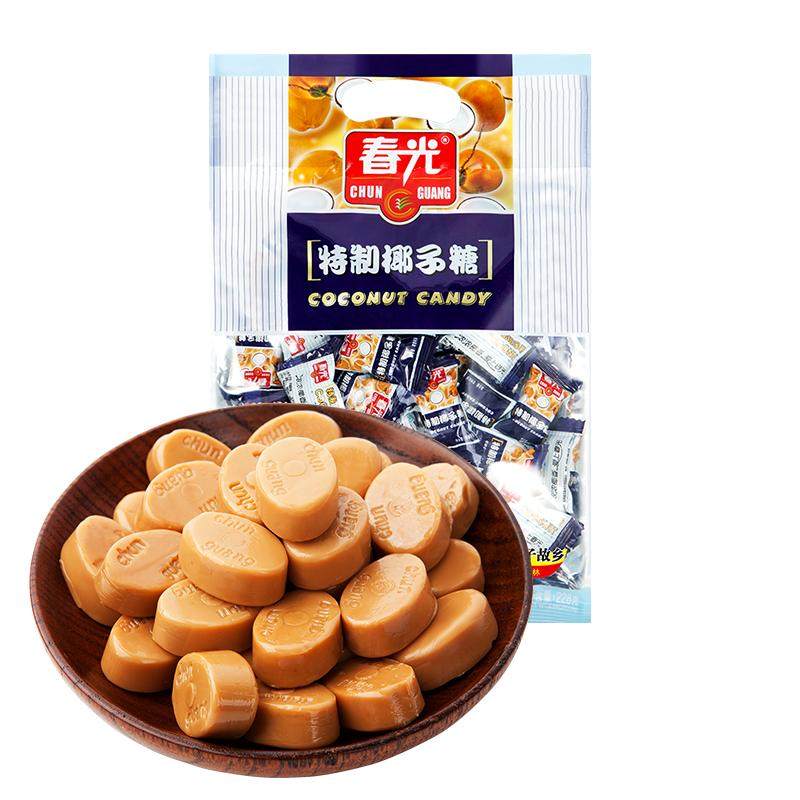 春光食品海南特产30年国货零食糖果特制椰子糖东郊椰林椰子原汁