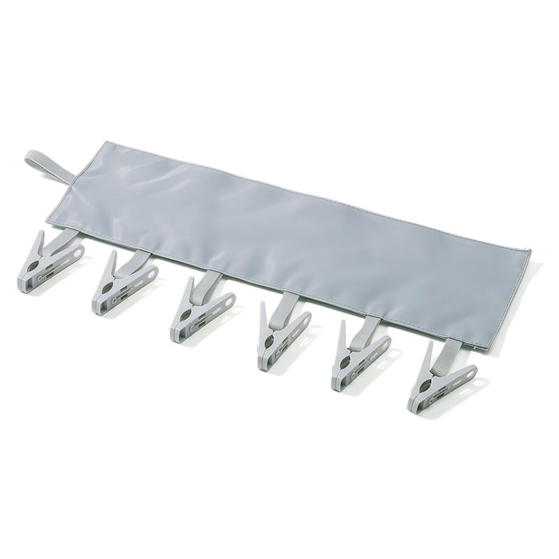 旅行折叠衣架便携式旅游出差布艺挂架酒店晾衣神器袜子挂内衣夹子