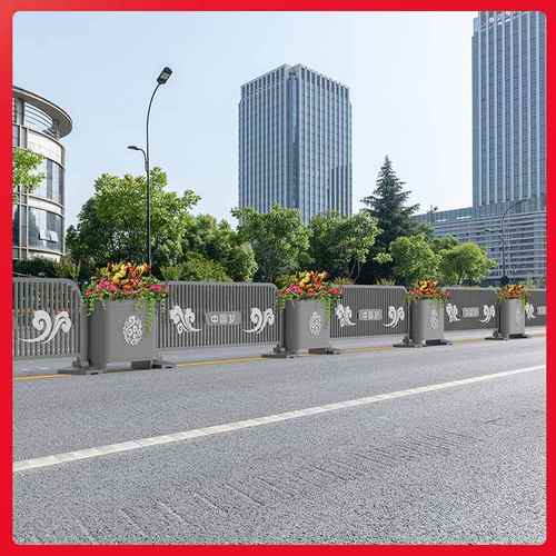 朗汀户外不锈钢花箱护栏广场车站学校双层花架室外定制装配式花箱