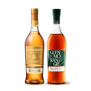格兰杰苏玳酒桶窖藏陈酿+波特酒桶14年单一麦芽威士忌700ml 2支装