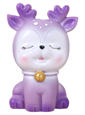 卡通小鹿存钱罐情人节礼物摆件