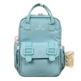 sunearth正品乐天妈咪包双肩背包母婴外出包妈妈包大容量母婴包