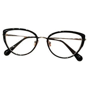 上扬猫眼茶色眼镜近视女可配高级感素颜神器防蓝光辐射配眼镜框架