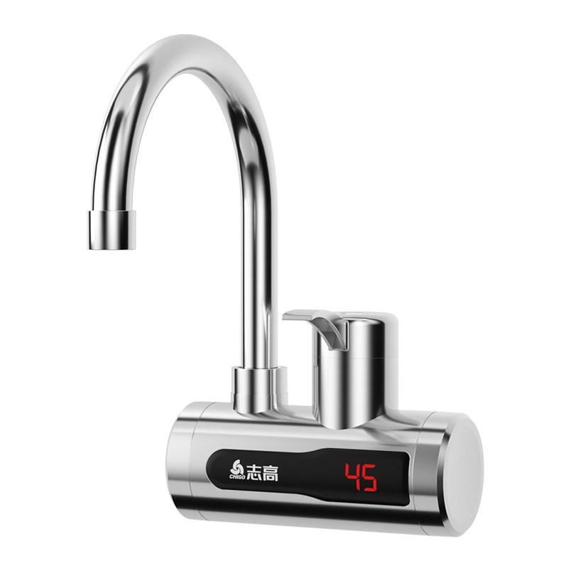 侧后进水3400W电热水龙头即热式