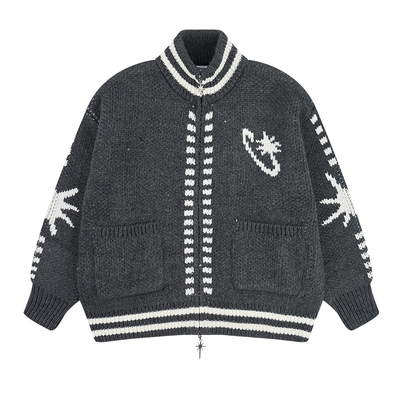 STARWALK提花立领开衫外套