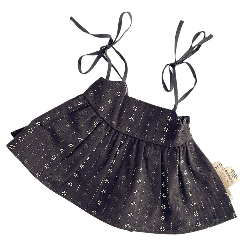 Little现货 日本Petitmig FW26秋冬女宝纯棉吊带上衣裙裤短裤
