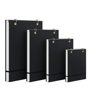 8K素描本绘画本美术生专用硬壳活页空白本A4加厚美术本儿童涂鸦图画本A5随身小学生写生本丙烯马克笔彩铅本子