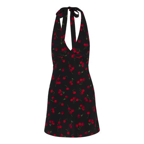 RealisationPar 连衣裙挂脖露背真丝短裙 The Leila