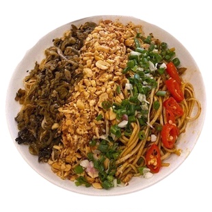 四川宜宾特产速食热干面燃面带调料包干拌面爽口小面非油炸方便面