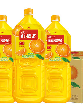 统一鲜橙多2升家庭聚餐大瓶饮品