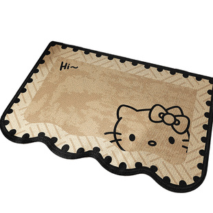 2026新款中古风地毯玄关入户家用进门刮沙除尘防滑耐磨门口地垫