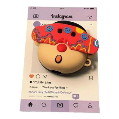 创意阿祖面具胖虎airpods4保护套耳机壳适用苹果airpodspro3代蓝牙耳机保护壳1代2代华强北5代耳机套软壳防摔