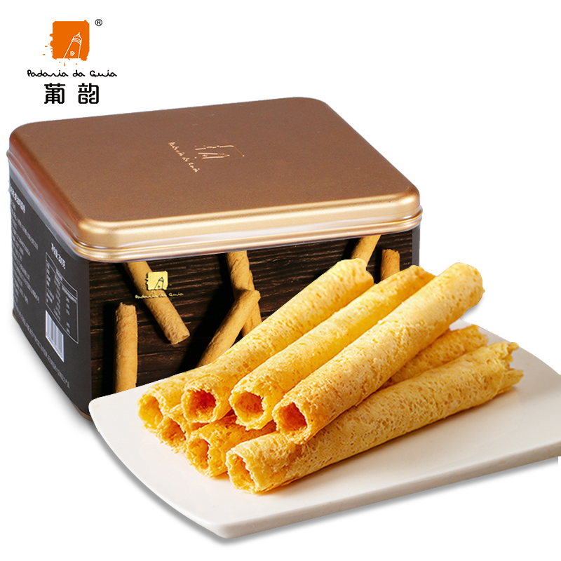 葡韻手信原味黃油雞蛋卷零食餅干糕點(diǎn)手工休閑鐵罐裝送禮下午茶