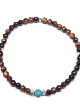 pohier宝喜儿小众设计绿松石手链