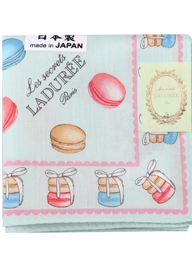 日本制LADUREE印花小手帕