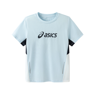 ASICS亚瑟士夏季女子吸湿速干跑步短袖T恤反光印花上衣运动短袖