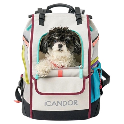 韩国进口三面通风宠物双肩背包