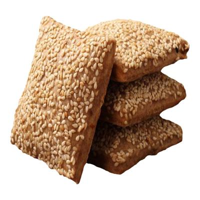 无蔗糖荞麦缸炉烧饼荞麦椒盐酥芝麻千层酥咸味糕点控糖解馋零食品