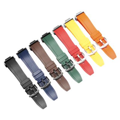 卡西欧小方块硅胶橡胶手表带