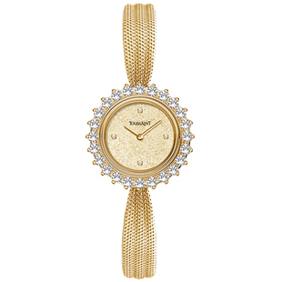 TOUSSAINT杜桑小花表 4颗天然钻石女士麦穗手表埃及金 新年礼物