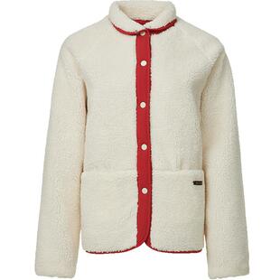 SKYHAND绒外套女士秋季拼接撞色上衣立领户外机能仿羊羔绒休闲服