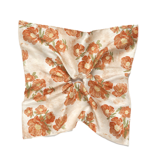 《橙染花相》联名款扎头大肠发圈扎马尾方巾发饰丸子头盘发头花