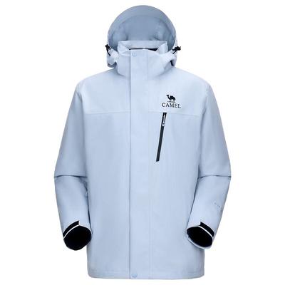 骆驼户外冲锋衣男三合一2025新款暴雨级防水防风外套女三防登山服