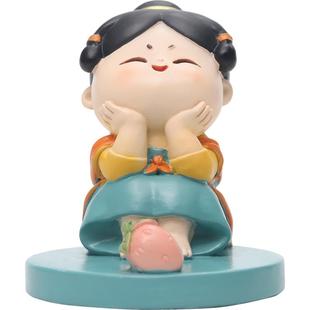 唐小圆系列唐仕女手机支架摆件装饰桌面可爱治愈系教师节送礼物